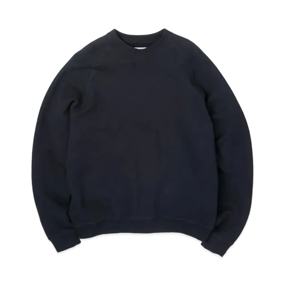 Graphpaper LOOPWHEELER Raglan Sweat "Black"