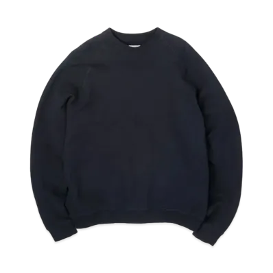 Graphpaper LOOPWHEELER Raglan Sweat "Black"