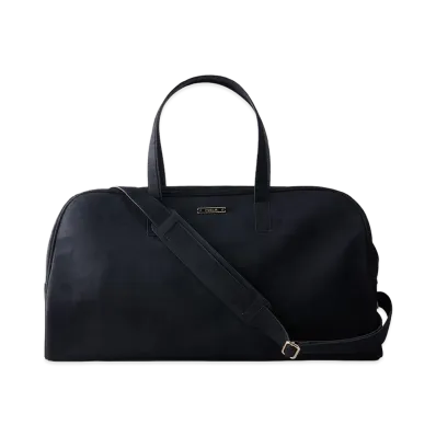 FEELS. Suede Touch Travel Bag "Black"
