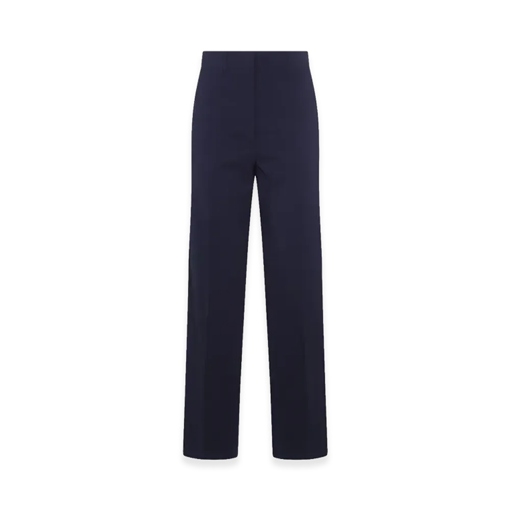 MIU MIU Women's Stretch Wool Pant "Blue"