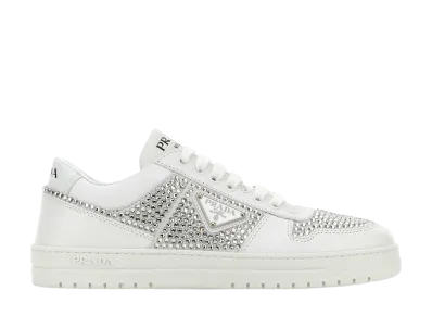 PRADA Women's Leather Sneakers "White"