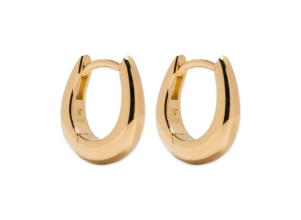 TOM WOOD Earrings "Gold"