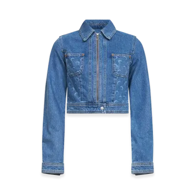 Marine Serre Women's Jackets "Light Blue"