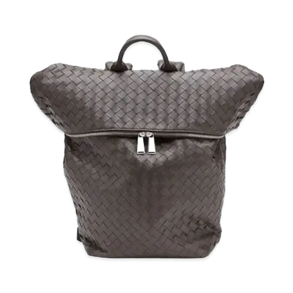 Bottega Veneta Intrecciato Nappa Backpack "Fondente"