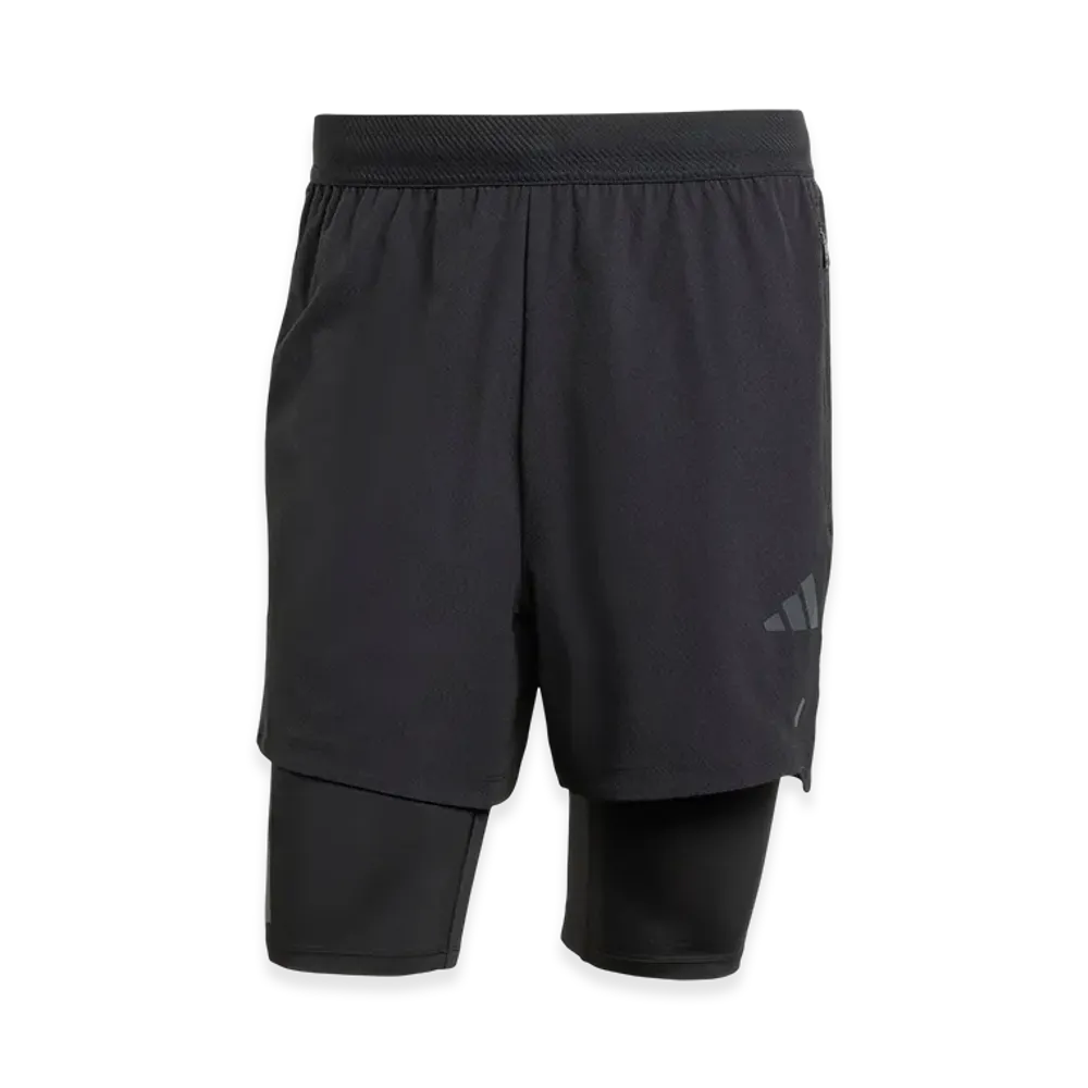 adidas 2-in-1 Power Shorts "Black/Carbon"