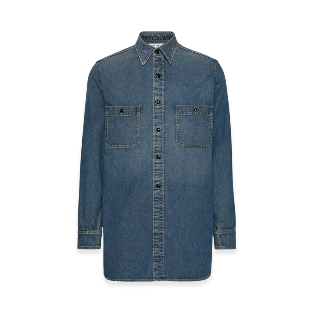 Maison Margiela Men's Denim Shirt "Blue"