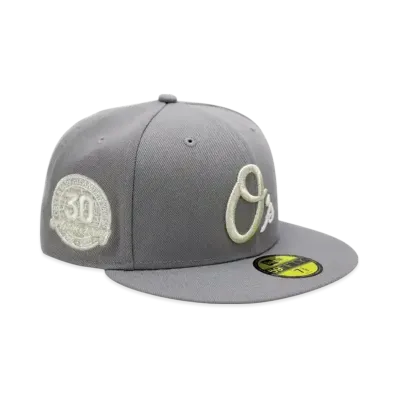 NEW ERA x THE CAP 'Soul Train' 59Fifty Baltimore Orioles "Gray"