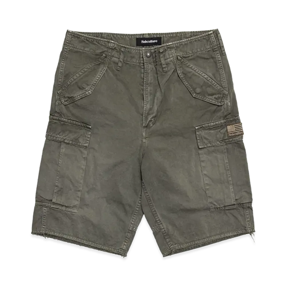 SubCulture Cargo Shorts "Olive"