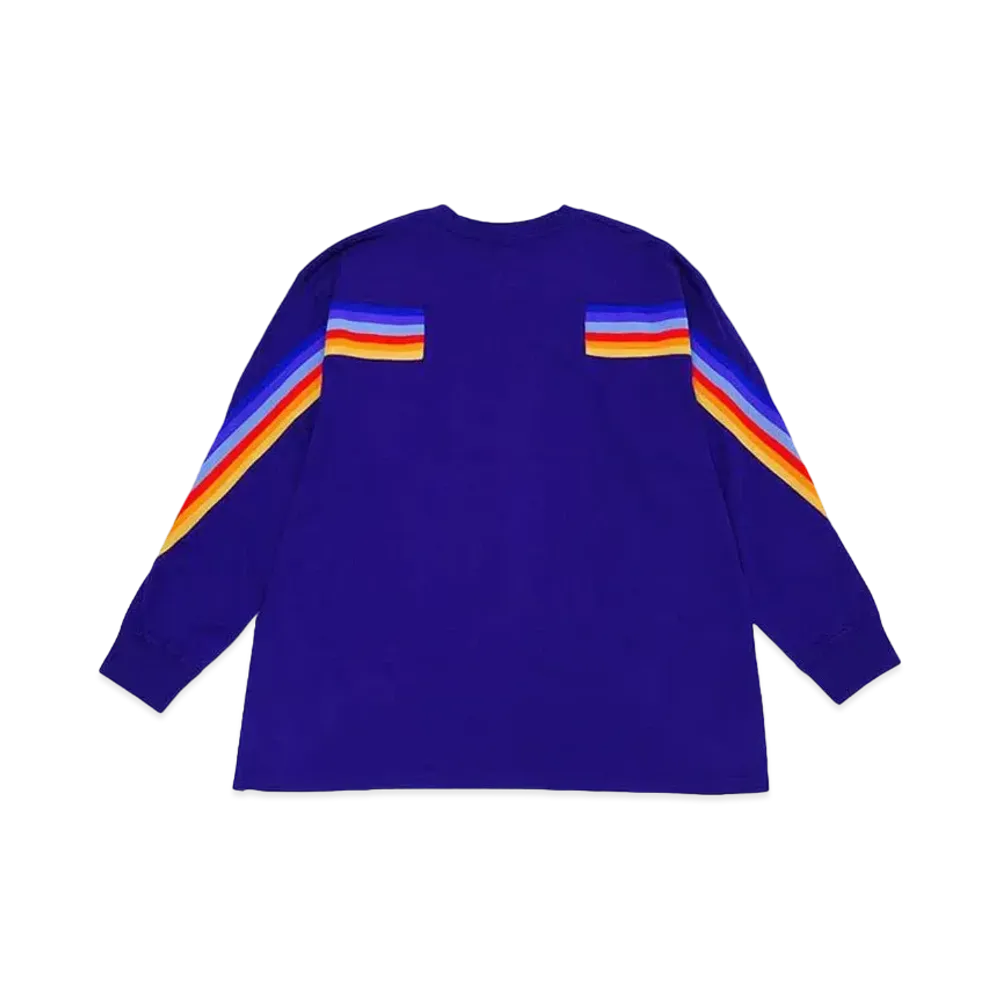 FACETASM RIB LONG SLEEVE TEE "PURPLE"