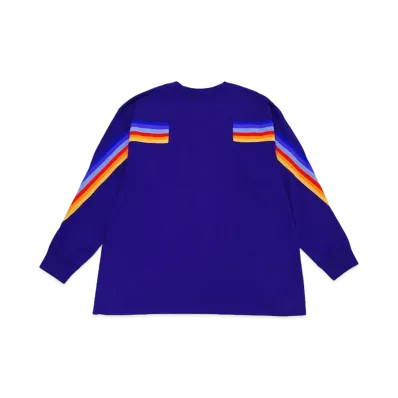 FACETASM RIB LONG SLEEVE TEE "PURPLE"