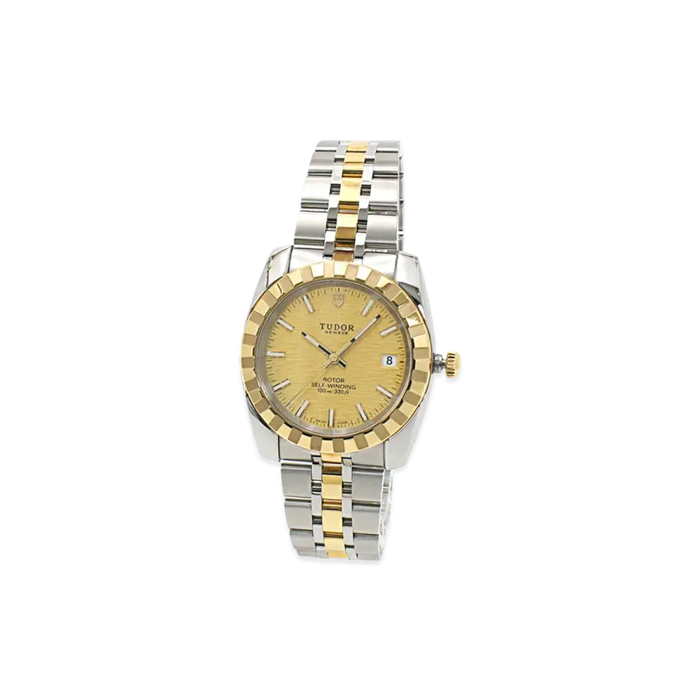 TUDOR Classic Date 36mm "Silver/Yellow Gold"