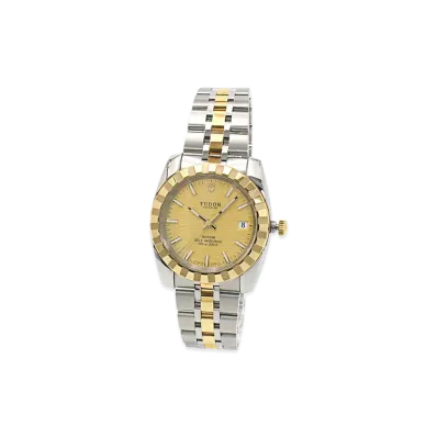 TUDOR Classic Date 36mm "Silver/Yellow Gold"