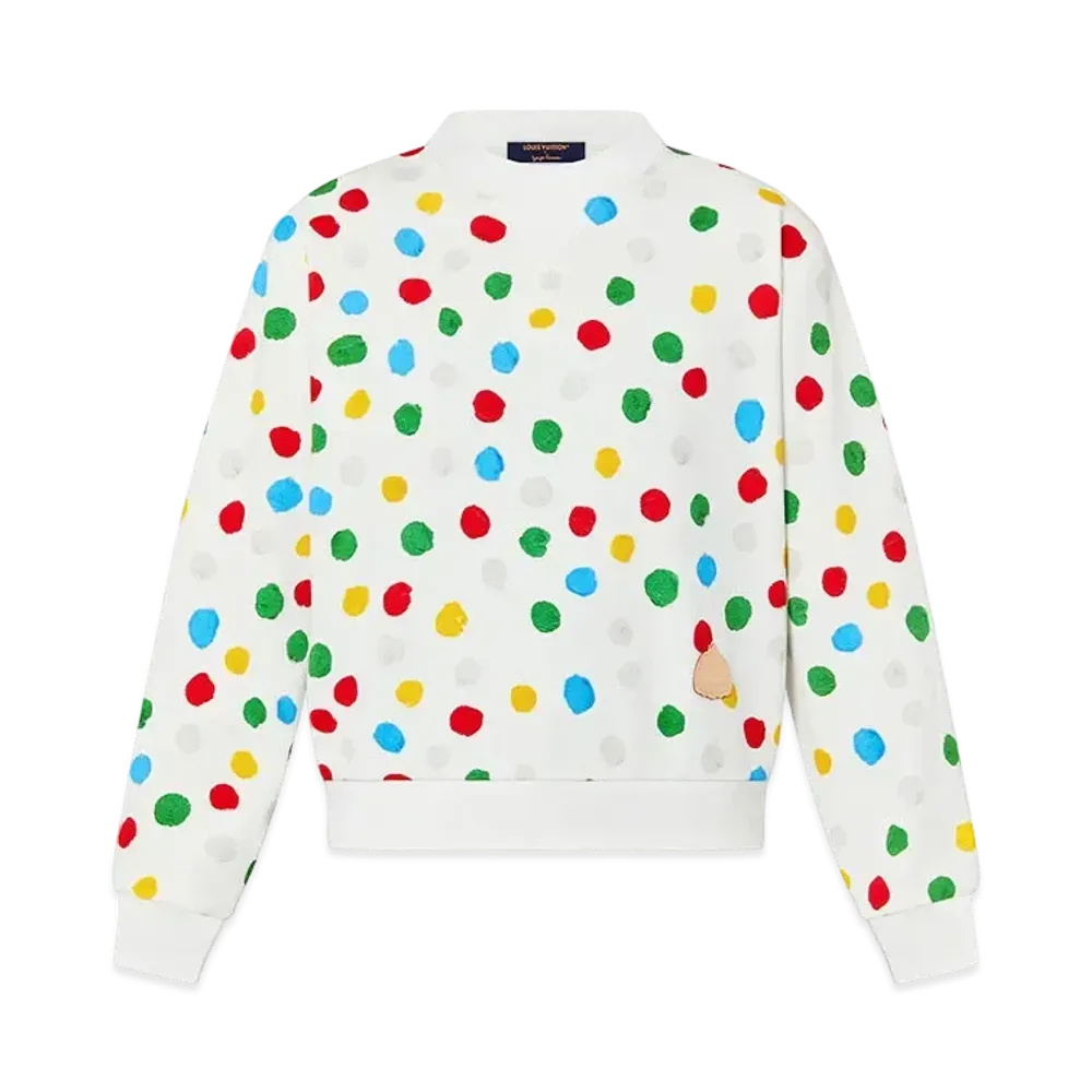 Louis Vuitton x Yayoi Kusama Painted Dots Sweater "Blanc"