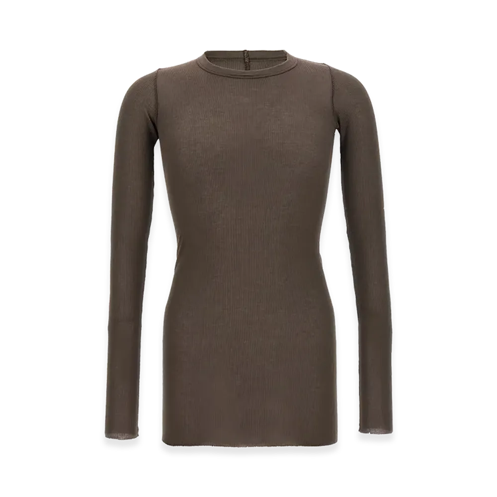 Rick Owens Rib LS T' T-Shirt "Gray"