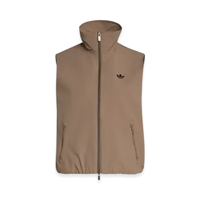 adidas Women's Adilenium 5.0 Sleeveless Track Top "ChalkyBrown"