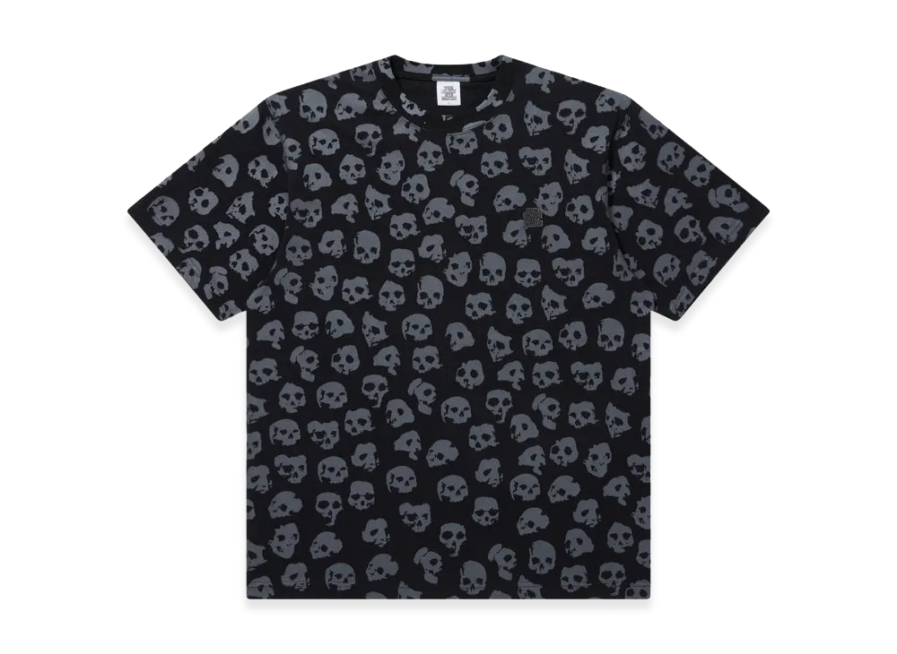 BlackEyePatch Skull Patterned Tee "Black"