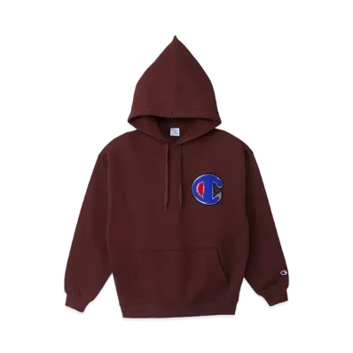 Champion x Sneakerwolf Hooded Sweatshirt "Dark Brown"