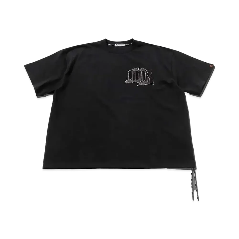 A BATHING APE x mastermind JAPAN Logo Relaxed Fit Tee "Black"
