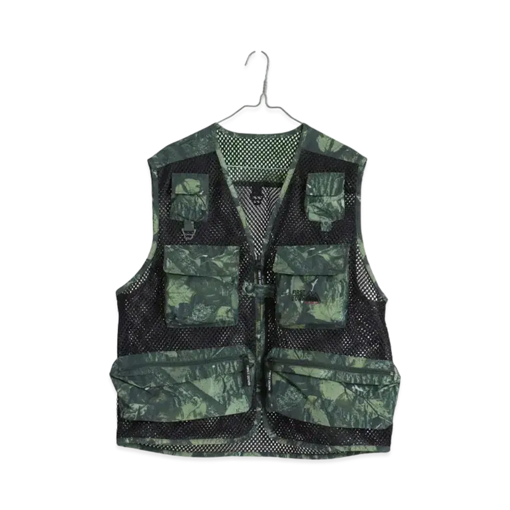 FIRST DOWN PATTERNED FISHING VEST "Tree Camo"
