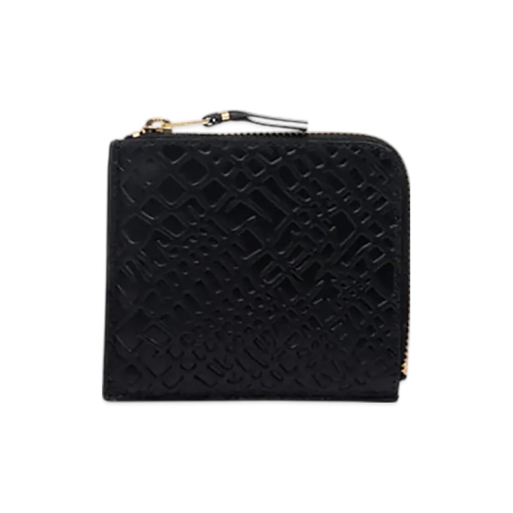 COMME des GARCONS Wallet Embossed Roots "Black"