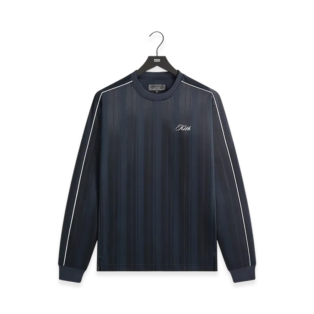 Kith Tricot Panelled Long Sleeve Tee "Nocturnal"