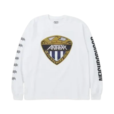 NEIGHBORHOOD x ANTHRAX Tee LS-2 "White"