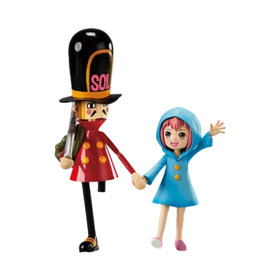BANDAI "Ichiban Kuji" -One Piece Emotional Stories 2- D Prize Revible Moment -Rebecca & Soldier-