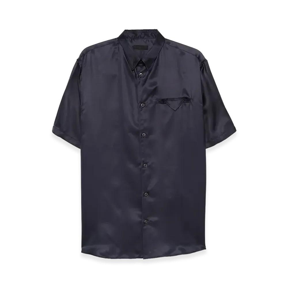 PRADA Satin Shirt "Blue"