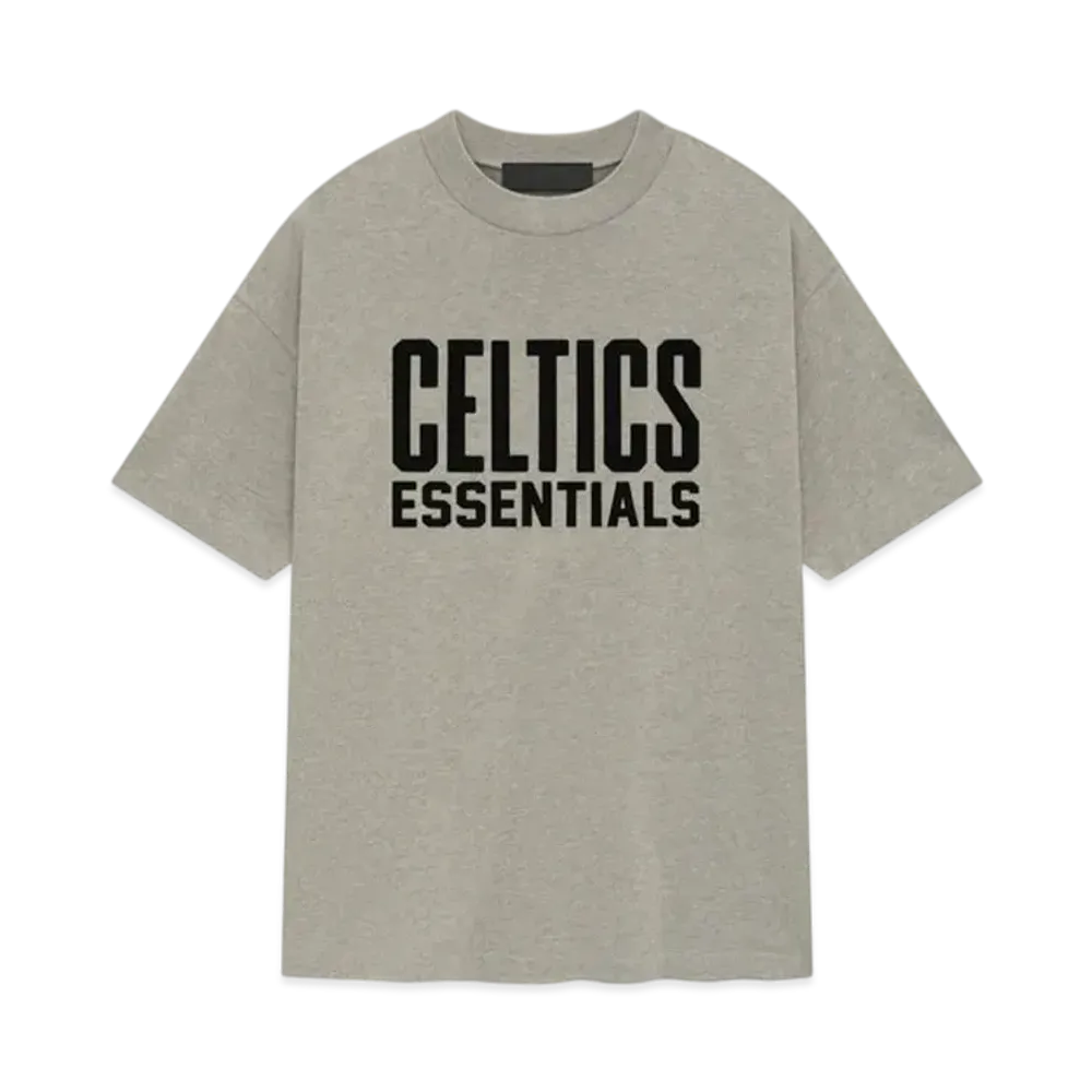 FEAR OF GOD ESSENTIALS x NBA Celtics Tee "Warm Heather"