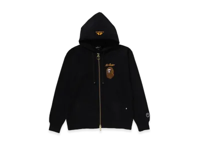 A BATHING APE Mr. BATHING APE Zip Up Hoodie "Black"