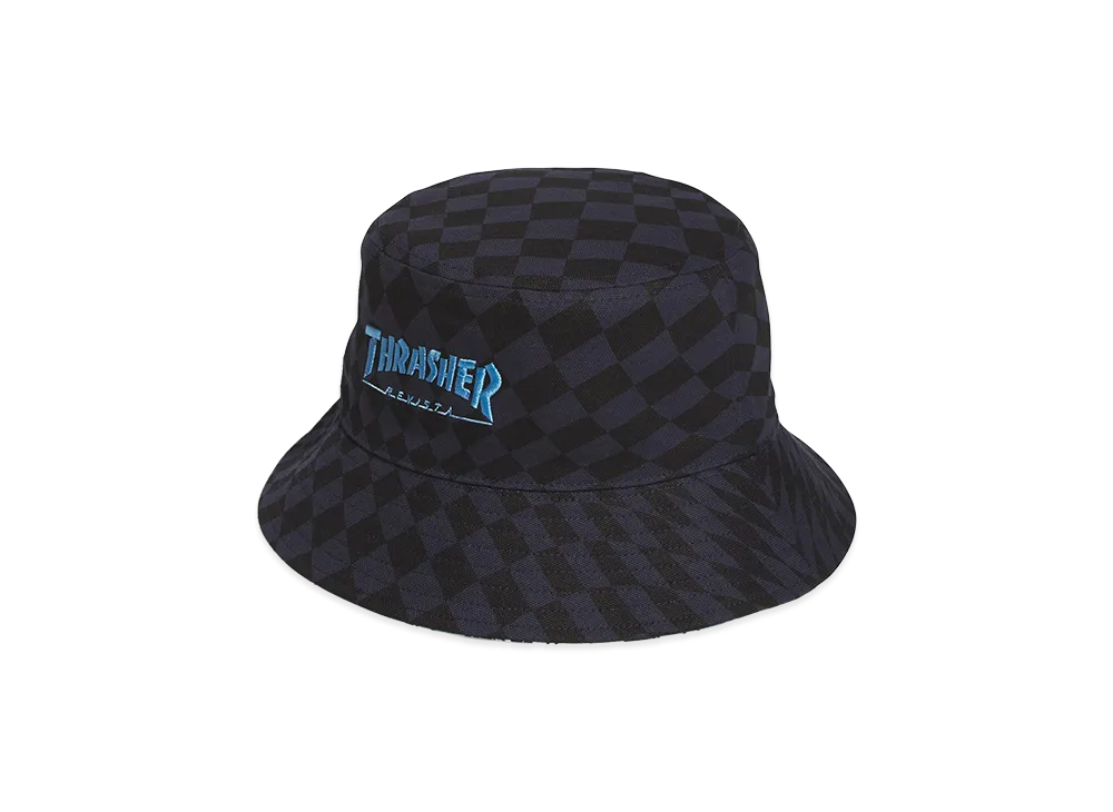 adidas x THRASHER x AFA Bucket Hat "Night Navy/Light Blue"