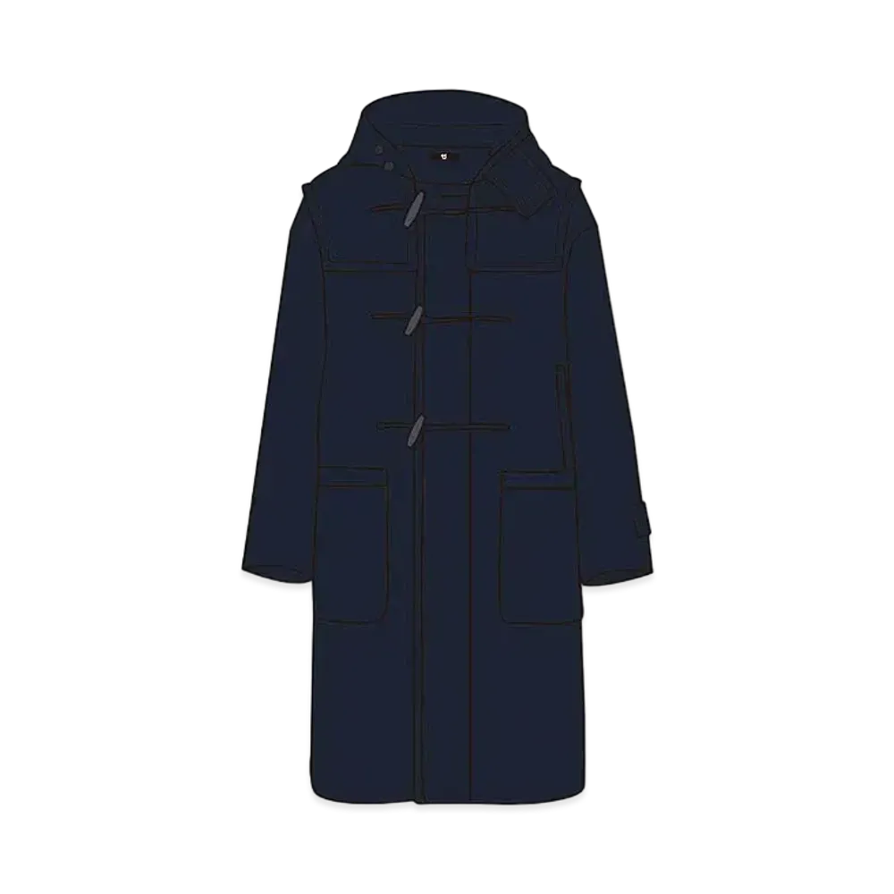 UNIQLO +J Wool Blend Chester Coat 445768 "Navy"