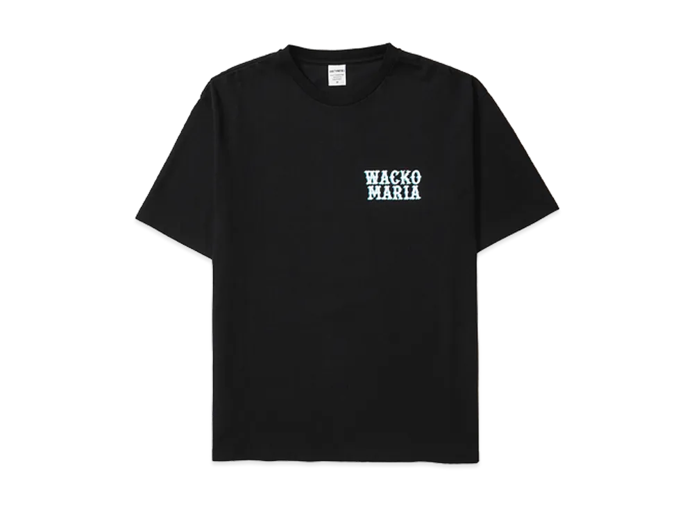 WACKO MARIA Washed Heavy Weight T-Shirt "Black"