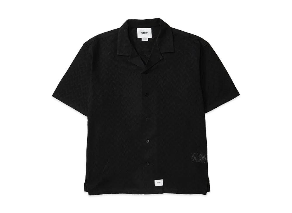 WTAPS Txt / SS / Ctpl. Herringbone. Textile "Black"