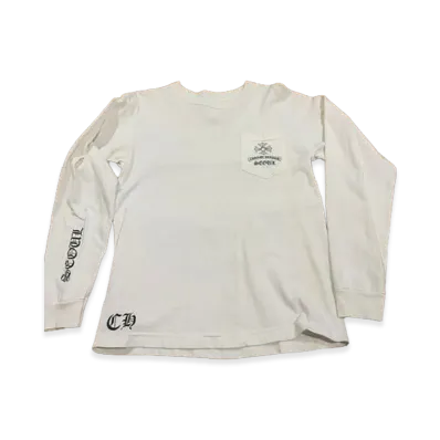 Chrome Hearts Seoul Limited CH Plus Print L/S T-Shirt "White"