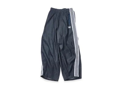 NEEDLES x FREAK’S STORE Exclusive H.D.TrackPant - 6oz Denim "Indigo Base/White"