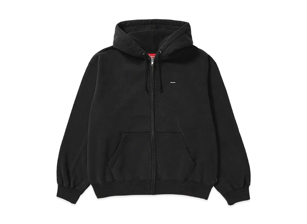 Supreme Small Box Zip Up Hooded Sweatshirt "Black"