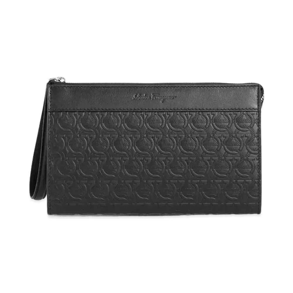 Salvatore Ferragamo Document Holder "Black"