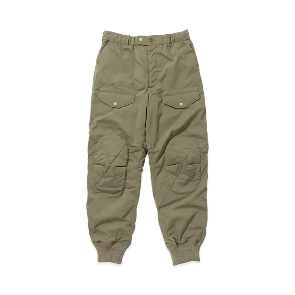 NANGA x ENGINEERED GARMENTS Air Borne Down Pants "Khaki"
