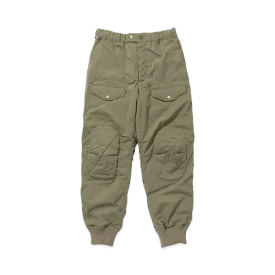 NANGA x ENGINEERED GARMENTS Air Borne Down Pants "Khaki"