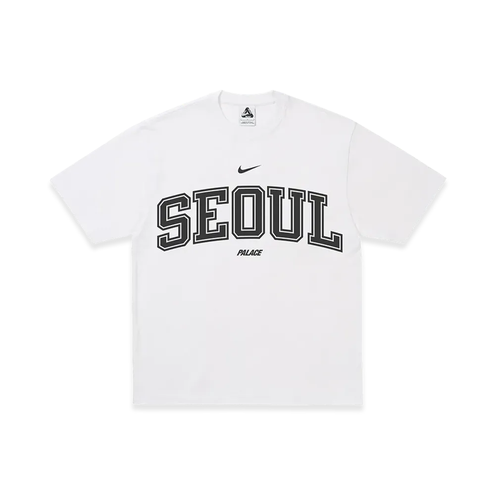 PALACE x Nike Shop T Shirt Seoul "White"