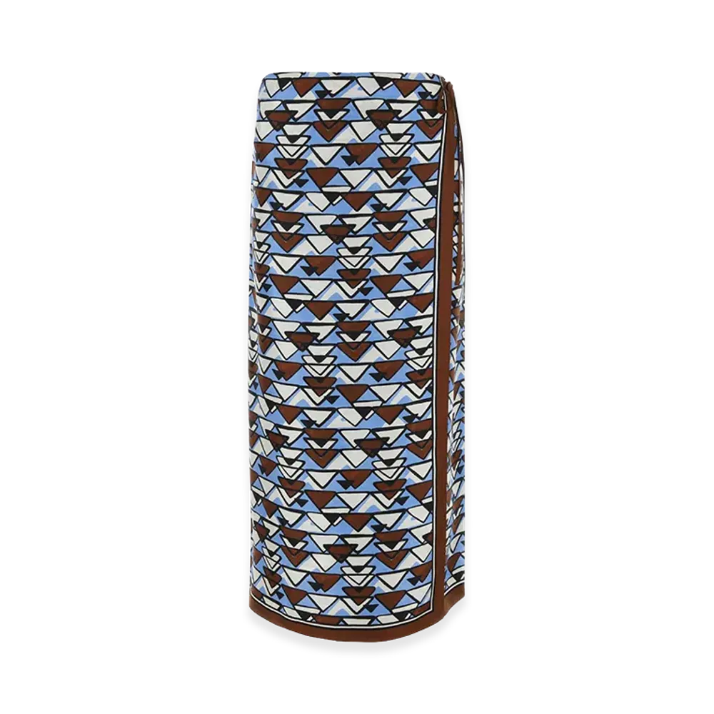 PRADA Women's Gonna "Celestetabacc"
