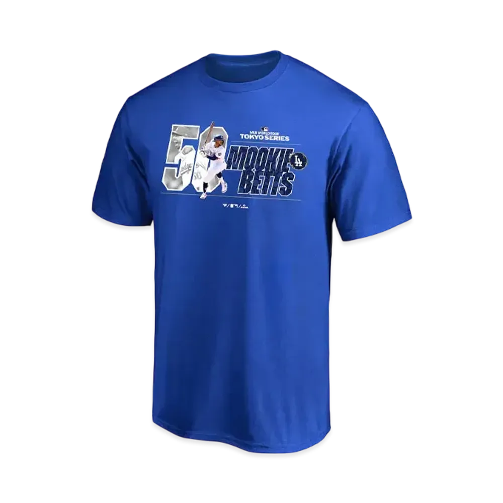 MLB Fanatics Dodgers Mookie Betts MLB Tokyo Series Opening Game T-Shirt Kids "Blue"