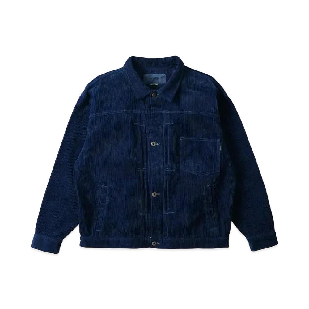 MFC STORE x Watanabe's x Zynas "MFC$" Aizome Corduroy Jacket "Blue"