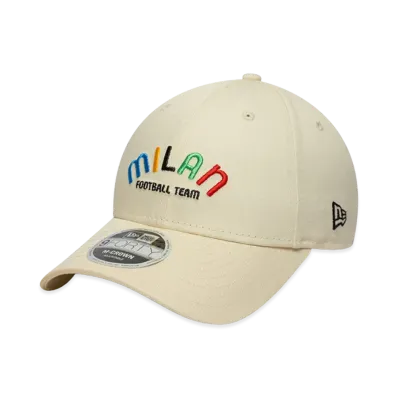 NEW ERA x AC Milan 9Forty M-Crown Wordmark "Ivory"