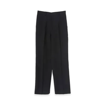 INSCRIRE Women's Double Cloth Straight Leg Pants "Black"