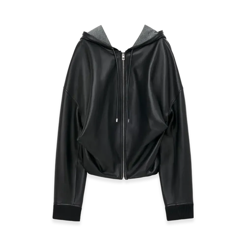LOEWE Women's Draped in Nappa Lambskin "Black"
