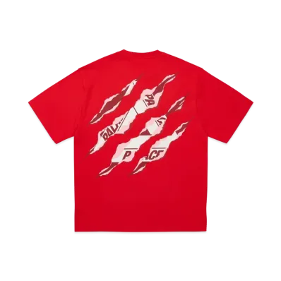 PALACE Ripped Tri T-Shirt "Red"