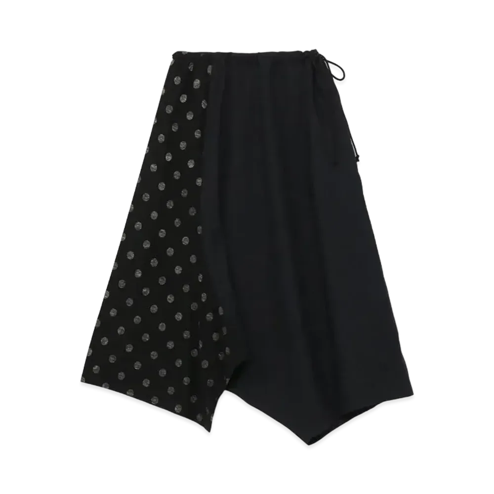 Yohji Yamamoto Y's Y's STITCH SAROUEL PANTS "Black"