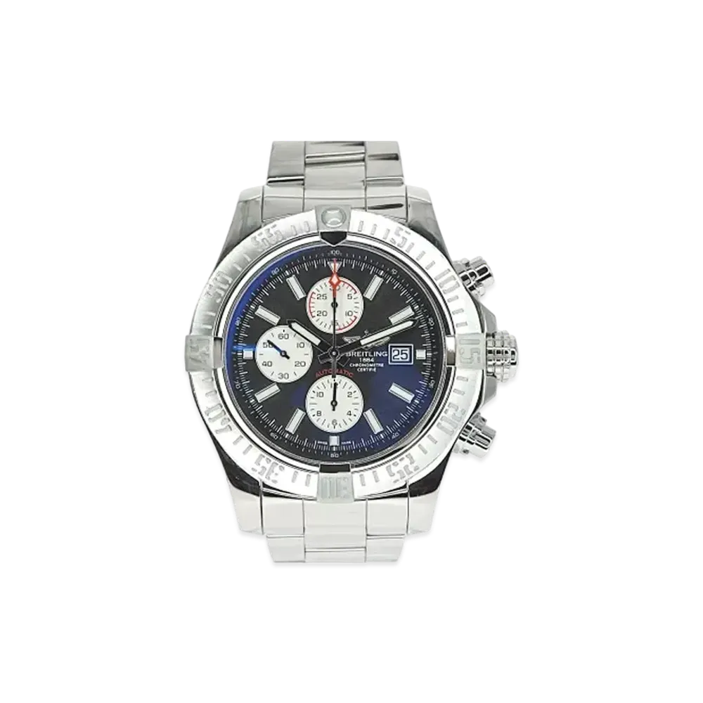Breitling Superavenger II "Black/Stainless Steel"